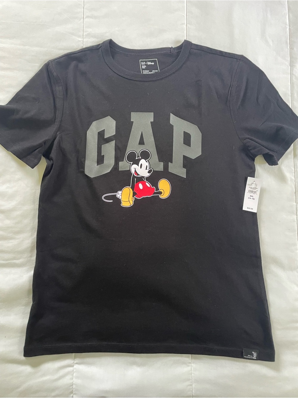 GAP Kids x Disney Black Mickey Mouse Graphic Tee
